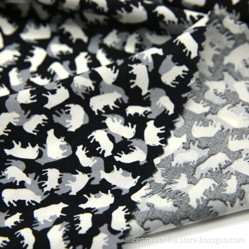 viscose reactive print fabric in tige design